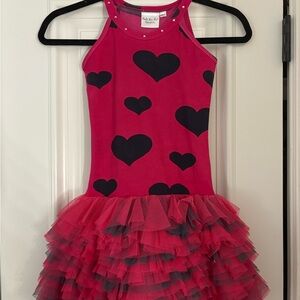 Ooh! La, La! Couture Pink and Black Dance Costume with Tutu Skirt